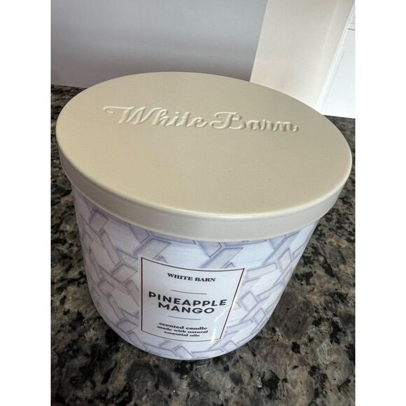 Bath And Body Works Candle BBW Pineapple Mango - Picture 2 of 4